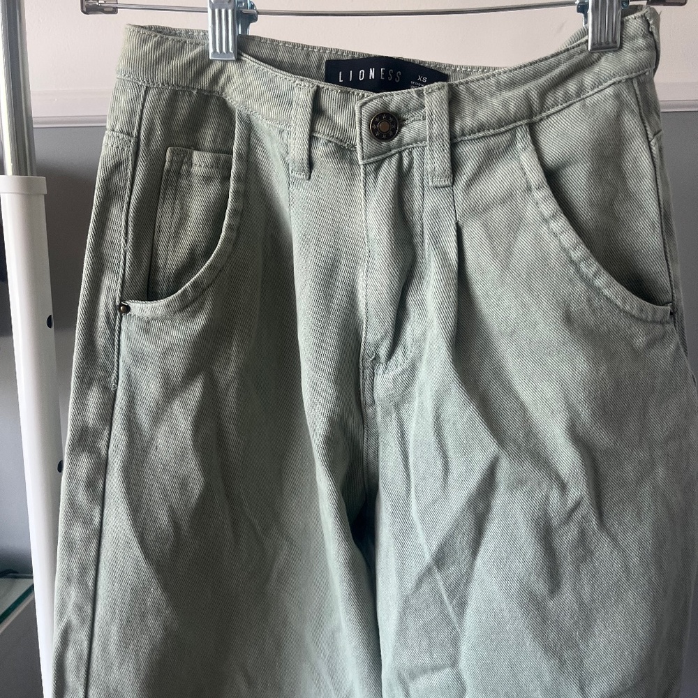Lioness green XS jeans